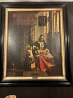 Replica Woman peeling apples Pieter de hooch, Antiek en Kunst, Kunst | Schilderijen | Klassiek, Ophalen