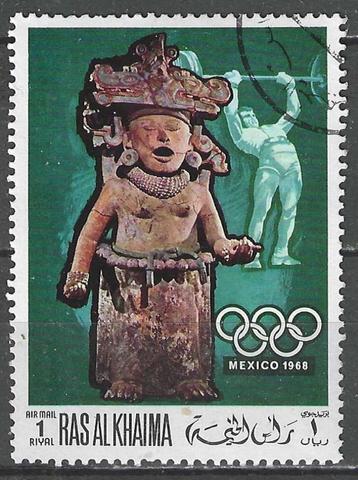 Ras Al Khaima 1968 - Michel 259 PA - STW 273 - Mexico (ST) beschikbaar voor biedingen