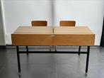 Retro Schoolbank, Ophalen, Met wielen, Gebruikt, Bureau