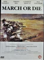 DVD OORLOG- MARCH OR DIE (GENE HACKMAN- TERENCE HILL..), Alle leeftijden, Ophalen of Verzenden, Zo goed als nieuw, Oorlog