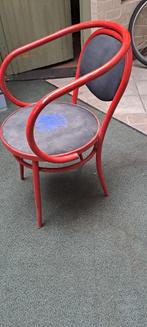 stoelen met metalen frame, Gebruikt, Metaal, Stapelbaar, Ophalen