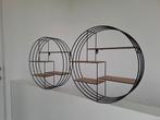 2 metalen wandrekken, Huis en Inrichting, Ophalen, Zo goed als nieuw