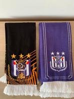 RSC Anderlecht sjaals (2 stuks) 1xUEL en 1xCup Final 25, Sport en Fitness, Voetbal, Ophalen of Verzenden, Zo goed als nieuw, Clubaccessoires