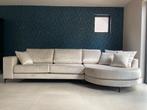 ACTIE! Eric Kuster Velvet-stof Hoekbank in TAUPE 345 x 150cm, Tissus, Eric Kuster stijl Velvet-stof, Banc droit, 300 cm ou plus