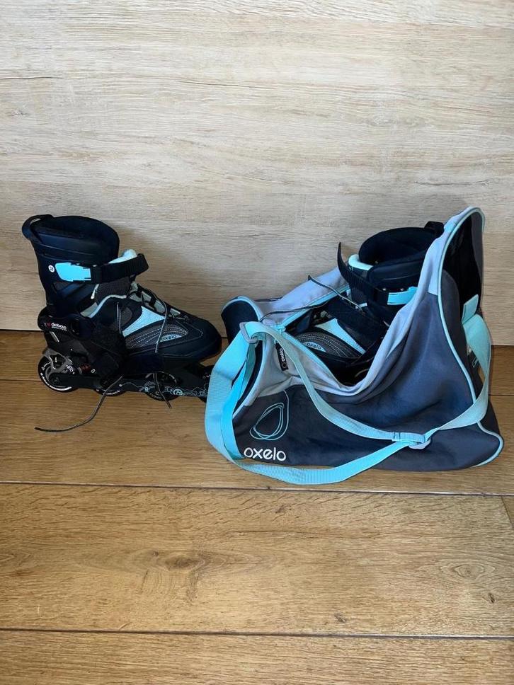 Oxelo rolschaatsen, Sport en Fitness, Skeelers, Zo goed als nieuw, Inline skates 4 wielen, Overige merken, Dames, Ophalen of Verzenden