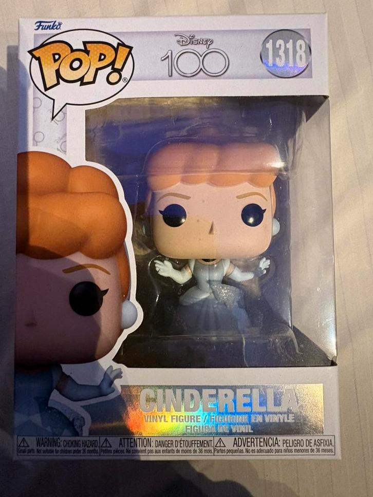 Pop Cendrillon Disney 100 ans, Collections, Jouets miniatures, Comme neuf, Enlèvement