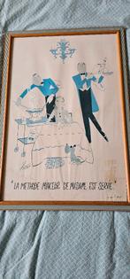 Lithographie Kiraz Methode minceur Madame est servie, Enlèvement