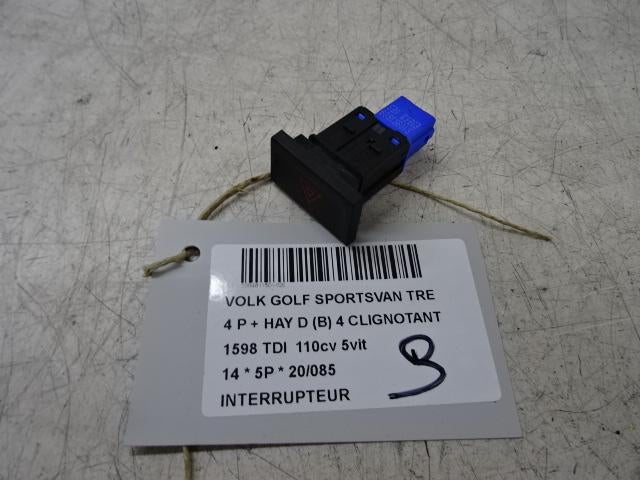 COMMUTATEUR Volkswagen Golf Sportsvan (AUVS) (510953509), Utilisé, Volkswagen