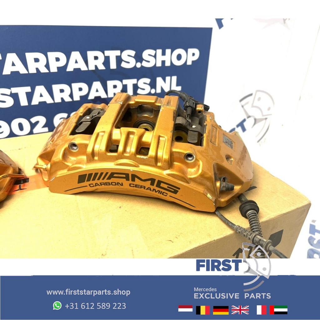 CARBON CERAMIC REMKLAUW W205 C205 C63 W213 E63 W218 CLS63 W1, Gebruikt, -, Ophalen of Verzenden, -