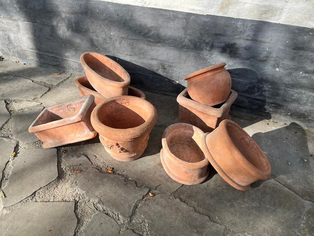 Authentieke Italiaanse Impruneta bloempotten, Ophalen