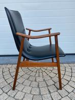 Vintage Fauteuil Louis Van Teeffelen., Huis en Inrichting, Stoelen, Gebruikt, Zwart, Eén, Skandinavisch.