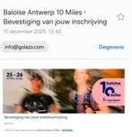 Ticket 10 Miles 2026, Tickets en Kaartjes, Drie personen of meer