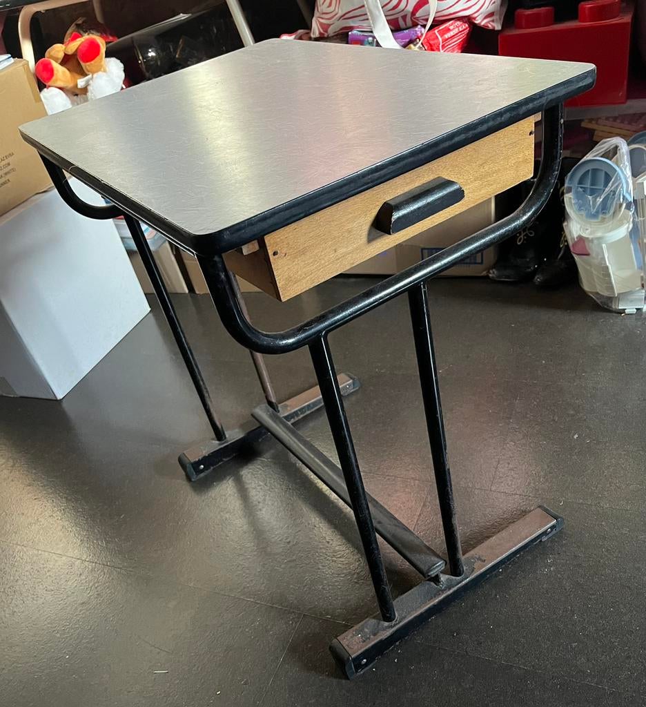 Schoolbankje formica, Maison & Meubles, Enlèvement, Comme neuf