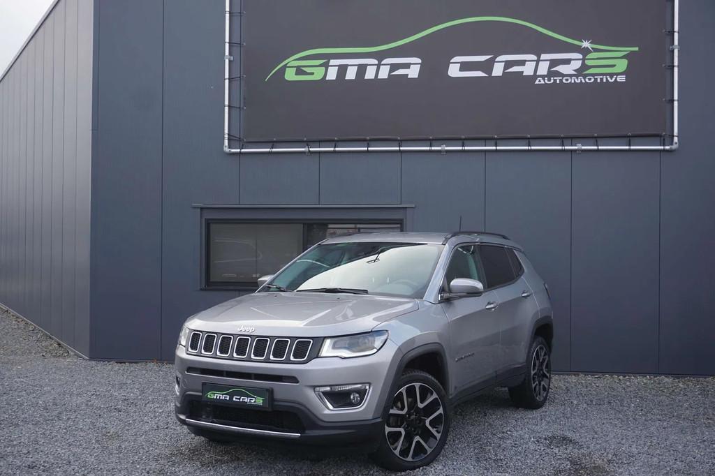 Jeep Compass 1.4 Turbo 4x4 Limited-Nav-Leder-Airco-PDC-Garan, Autos, Jeep, Cuir, Argent ou Gris, Achat, Euro 6