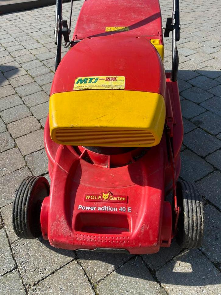 Tondeuse Wolf Garten  Électrique 40E, Tuin en Terras, Grasmaaiers, Gebruikt, Elektrische grasmaaier, 40 t/m 49 cm, Cirkelmaaier
