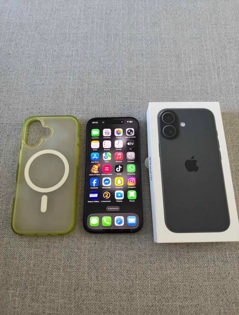 Iphone 17 noir 256 comme neuf, Télécoms, Téléphonie mobile | Apple iPhone, Enlèvement, Comme neuf, Noir