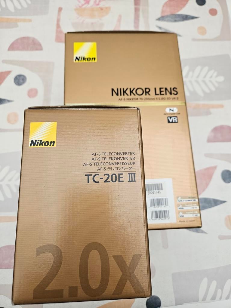 NIKON AF-S 70-200 F2.8 G ED VRII +TC-20E III, Enlèvement ou Envoi