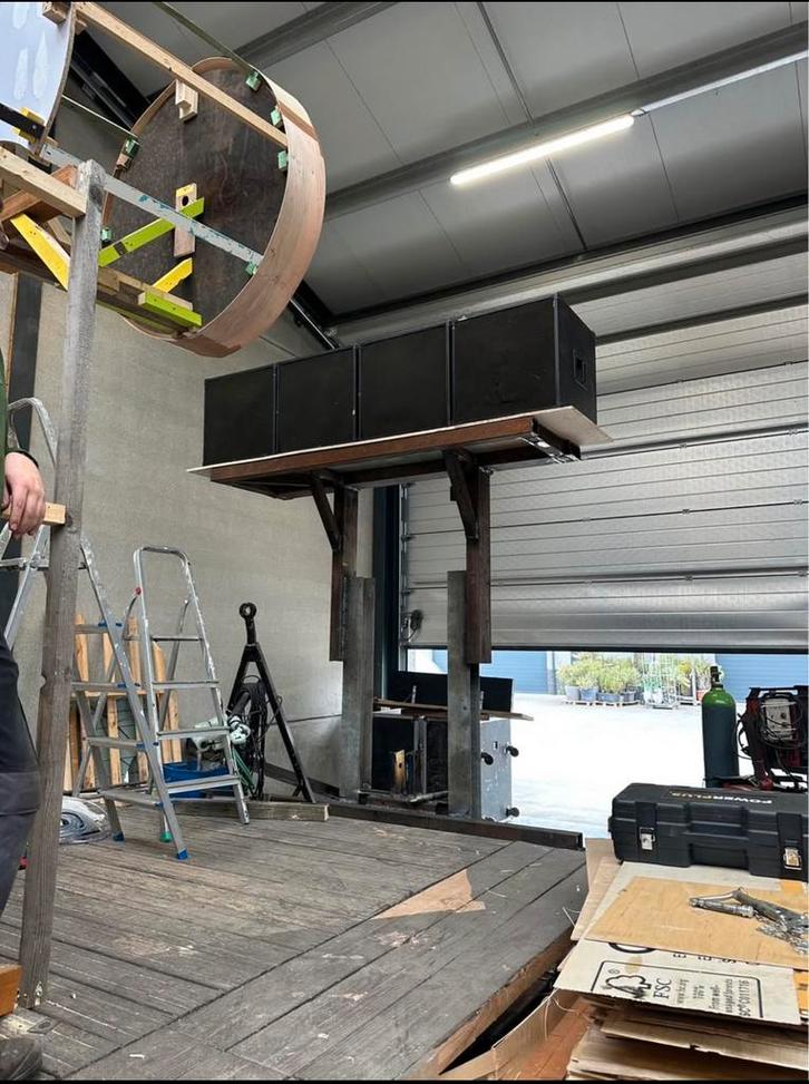 Muziekinstallatie met dynacord versterkers, Muziek en Instrumenten, Versterkers | Keyboard, Monitor en PA, Gebruikt, P.A., 1000 watt of meer