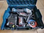 BOSCH GWS 18-125 V-LI, Doe-het-zelf en Bouw, Ophalen of Verzenden, Gebruikt, Haakse handslijpmachine