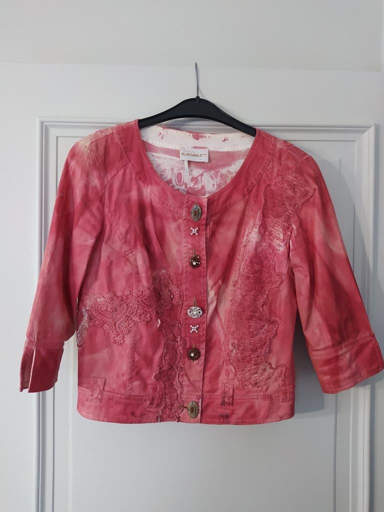 Merk cavaleti, Ophalen, Maat 38/40 (M), Rood, Jasje