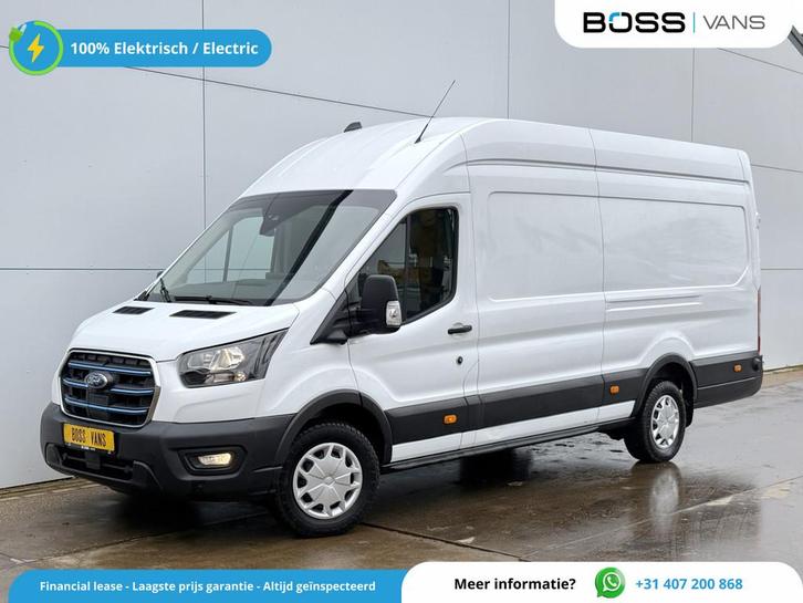 Ford E-Transit 184PK 68kWh L4H3 316km WLTP 96,2% (SOH) BEV S, Auto's, Bestelwagens en Lichte vracht, Bedrijf, Te koop, ABS, Achteruitrijcamera