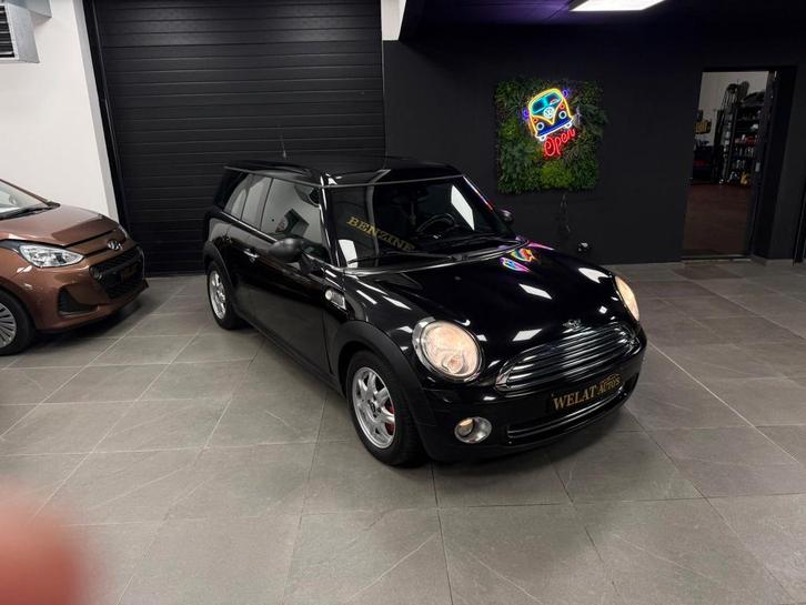 MINI CLUBMAN BENZINE 1.4 95PK TOPSTAAT, Auto's, Mini, Bedrijf, Bluetooth, Benzine, Handgeschakeld, Zwart, Zwart, Ophalen