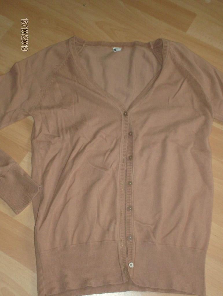 Gilet bruin merk madonna – maat s, Kleding | Dames, Bruin, Ophalen of Verzenden, Maat 36 (S), Gedragen