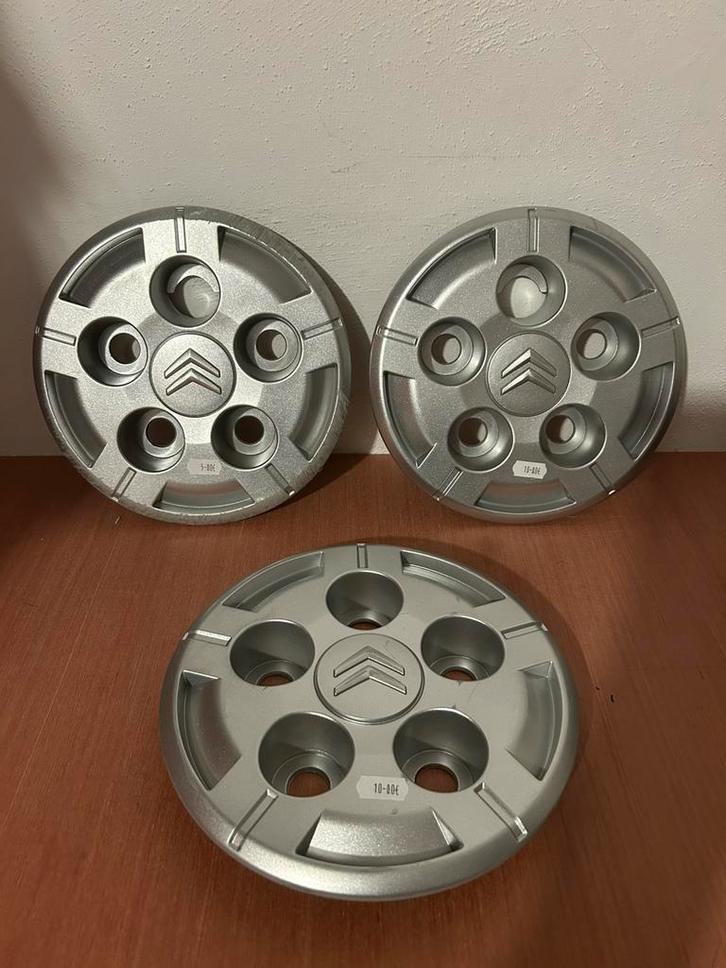 3 originele Citroën jumperwieldoppen, Auto diversen, Wieldoppen, Gebruikt, Ophalen of Verzenden