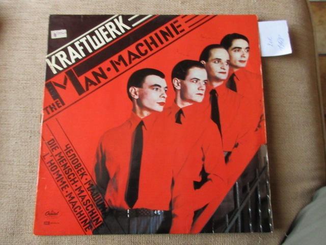 LP Kraftwerk The Man-Machine, Cd's en Dvd's, Vinyl Singles, Gebruikt, Single, R&B en Soul, 12 inch, Ophalen of Verzenden
