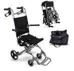 Fauteuil roulant de voyage pliable et léger, Enlèvement, Pliant, Comme neuf, Fauteuil roulant manuel