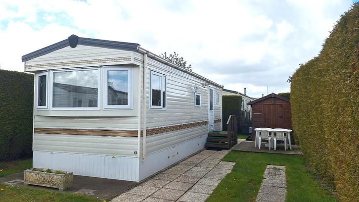 Tweedehands stacaravan 8,5 m x 3,10 m, Caravans en Kamperen, Stacaravans, tot en met 4, Ophalen