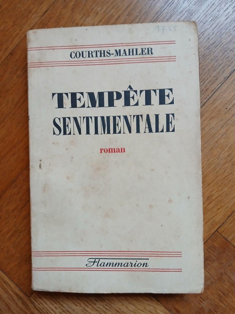 Tempête sentimentale Couthis-Mahler Flammarion 1937, Antiquités & Art, Enlèvement ou Envoi