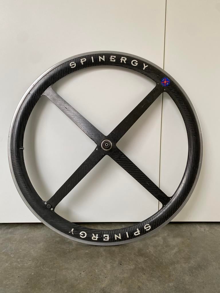 Spinergy carbon velg, Gebruikt, Racefiets, Carbon, Ophalen