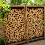 Cortenstaal houtopslag, tuinkast, tuinbank, Tuin en Terras, Ophalen of Verzenden, Blokken