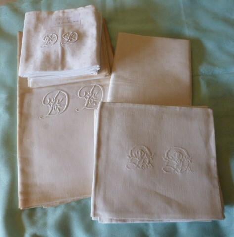 Antiek tafellinnen, tafelkleden en servetten, Ophalen of Verzenden, Gebruikt, Binnen