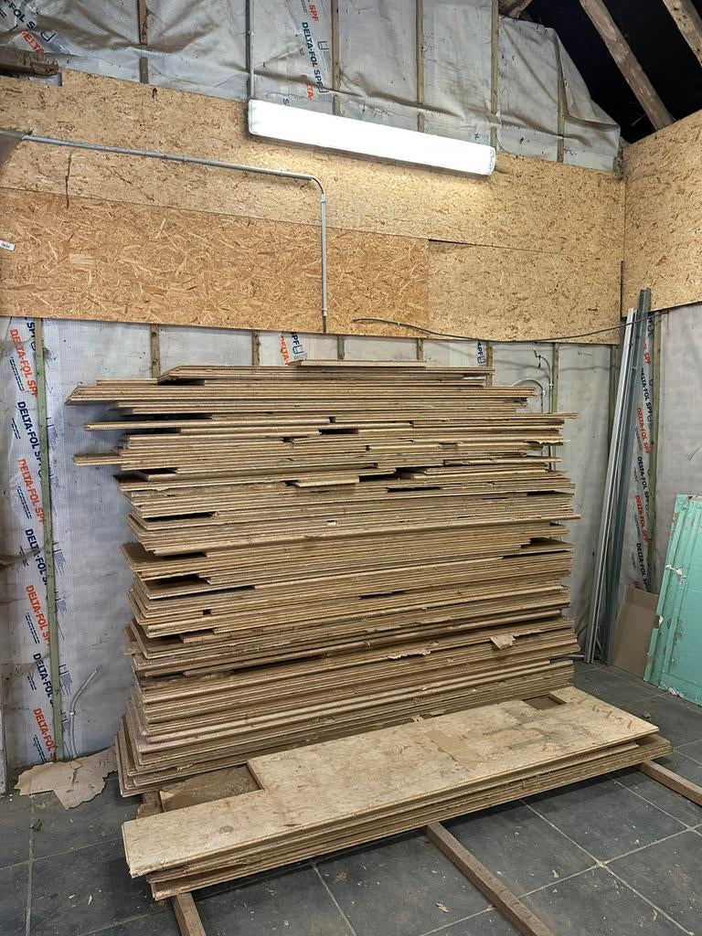 Pavacoustic OSB, Doe-het-zelf en Bouw, Hout en Planken, Ophalen, Gebruikt