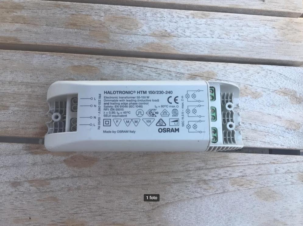 Transfo Osram Halotronic, Ophalen of Verzenden, Zo goed als nieuw