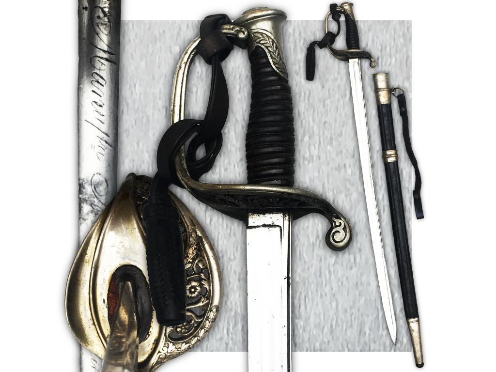 🚨ABL : Zeldzame originele M1845 FONSON Civic Guard Sabre, Verzamelen, Ophalen of Verzenden, Landmacht, Zwaard of Sabel