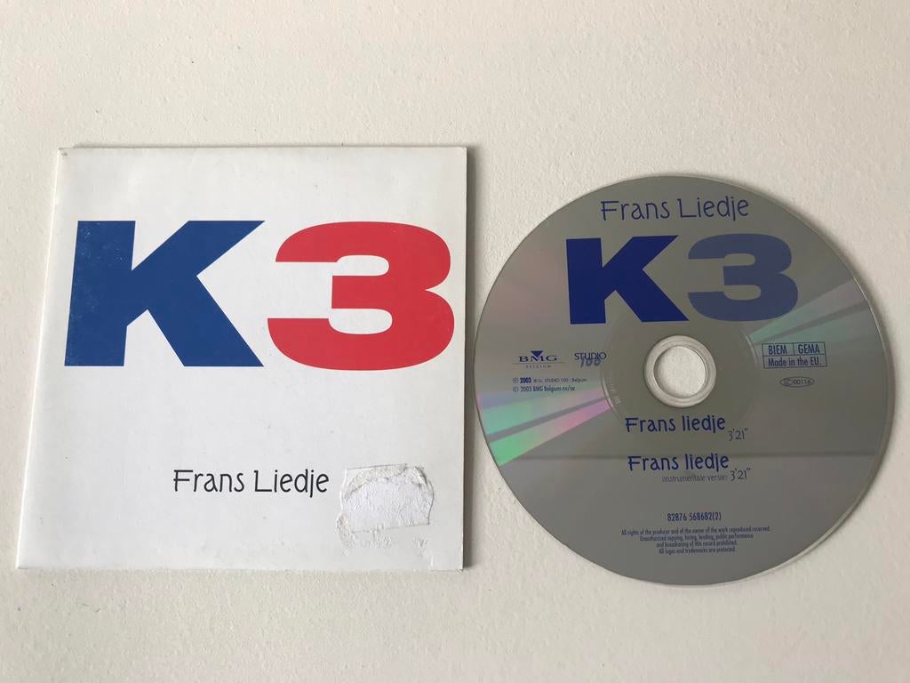 K3 originals cd single Frans Liedje, Ophalen of Verzenden, Gebruikt, Muziek