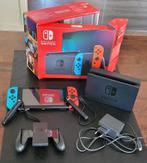 Nintendo Switch + game & two Joy-con steering, Ophalen, Zo goed als nieuw, Met 2 controllers, Switch Original