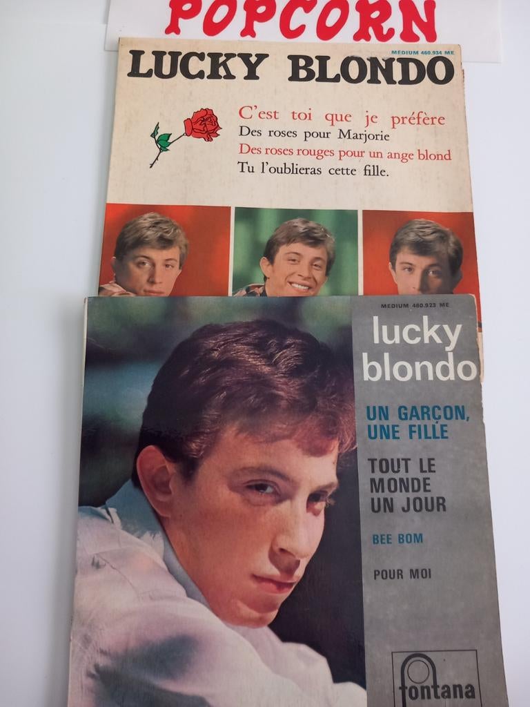 LUCKY BLONDO. OLDIES 60s  2 x EP 45T, CD & DVD, Vinyles Singles, EP, EP