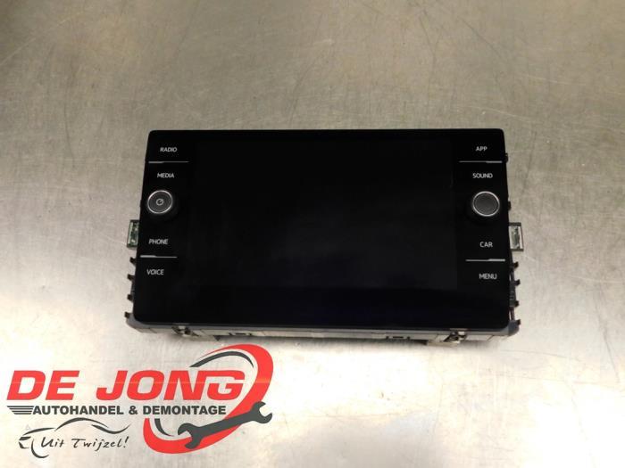 Navigatie Display van een Volkswagen Polo, Gebruikt, -, Volkswagen, -