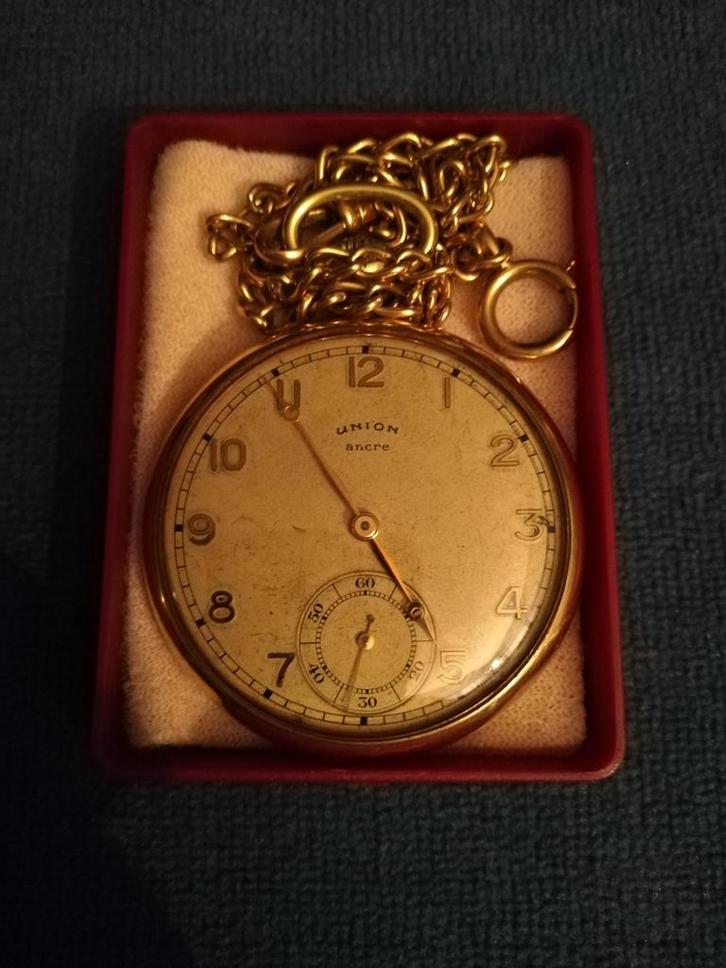 Montre de poche Union Ancre Union soviétique entièrement dou, Bijoux, Sacs & Beauté, Montres | Anciennes | Antiquités, Montre de poche