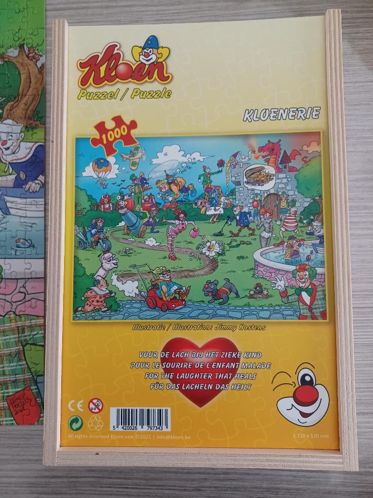 Puzzel 1000 stukken, Enlèvement, 500 à 1500 pièces, Puzzle