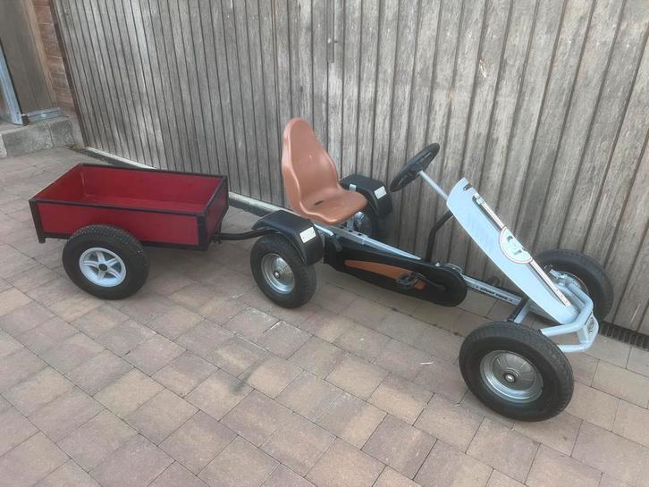 Berg gocart type Silver Race met vrijloopautomaat go cart, Enfants & Bébés, Jouets | Extérieur | Go-cart & Cuistax, Utilisé, Berg