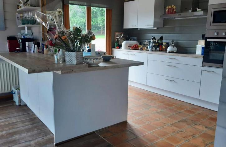 Cuisine équipée complète, Maison & Meubles, Cuisine | Cuisines complètes, Neuf, Autres types, Blanc, Synthétique, Avec îlot, Enlèvement