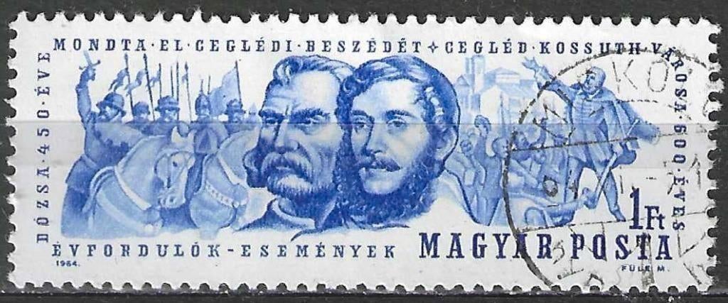 Hongrie 1964 - Yvert 1642 - La ville de Cegled (ST), Timbres & Monnaies, Timbres | Europe | Hongrie, Envoi, Affranchi