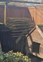 Kastanjehout drie rollen kippenhok tuinomheining, Tuin en Terras, Ophalen