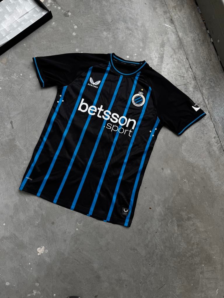 T-shirt usagé du Club de Bruges Fat Bottes - signé - marqué, Enlèvement ou Envoi