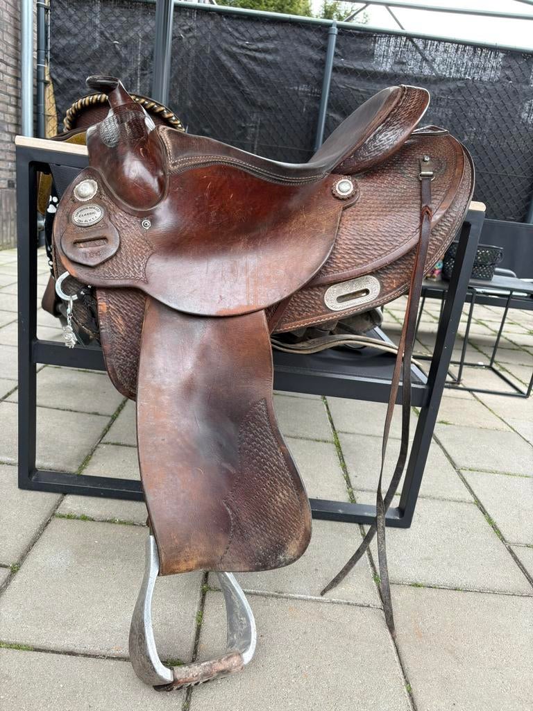 Continental westernzadel, Dieren en Toebehoren, Paarden en Pony's | Zadels, Ophalen, Zo goed als nieuw